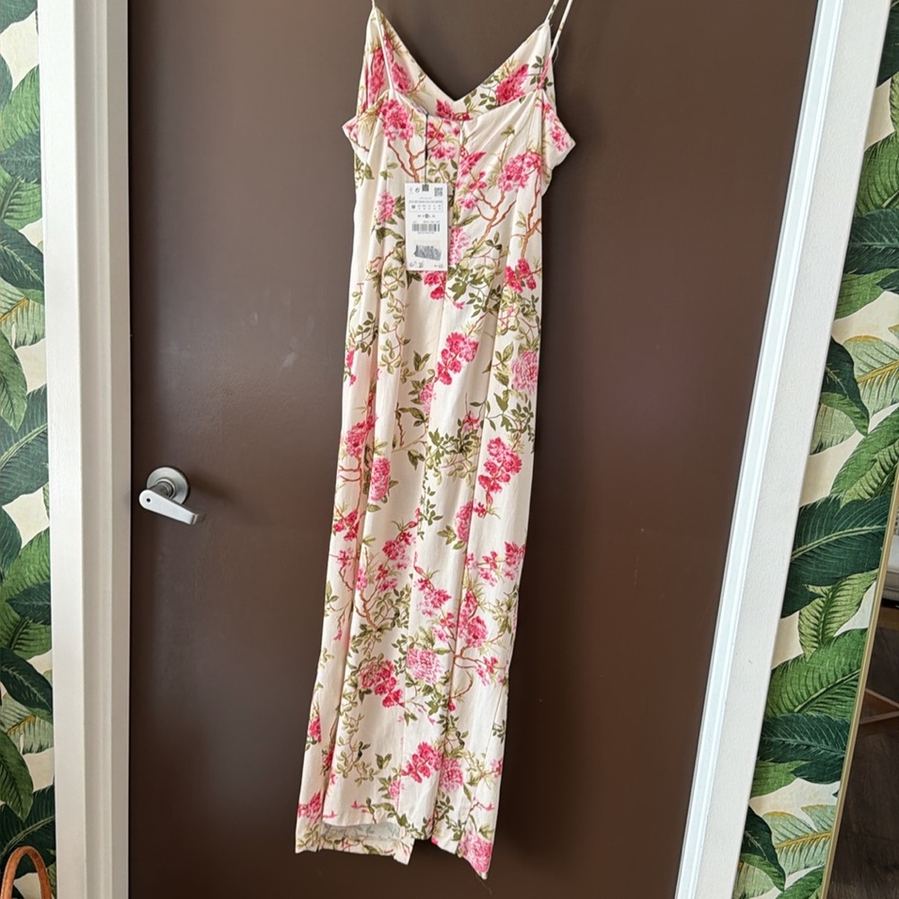 Zara Floral Dress NWT's sz M - Picture 8 of 10
